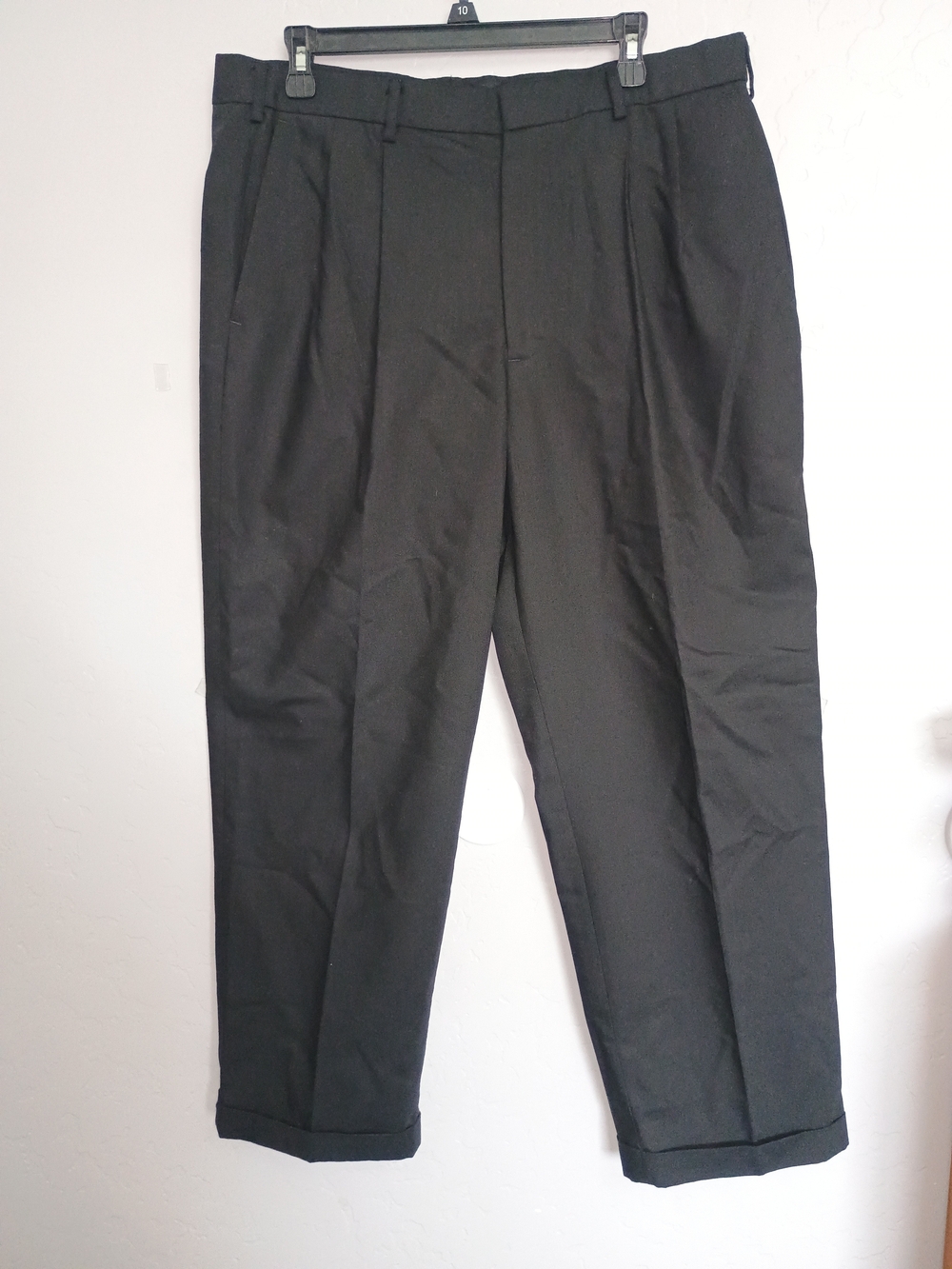 Dockers Black Pleated Dress Pants